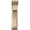Ekena Millwork Westlake Slat Rough Sawn Bracket w/ Offset Brace, Douglas Fir, 6"W x 18"D x 30"H BKT0604X18X30WTL06RDF - alternate 4